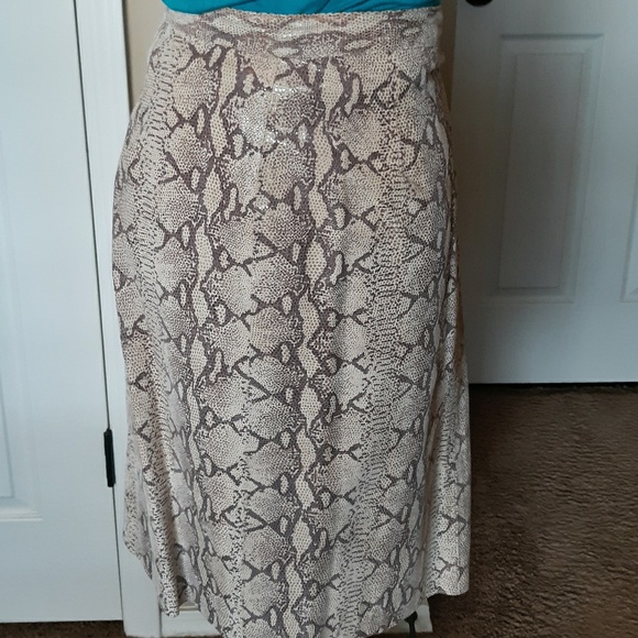 bagatelle Dresses & Skirts - Bagatelle Snakeskin Print Suede Skirt -FINAL PRICE